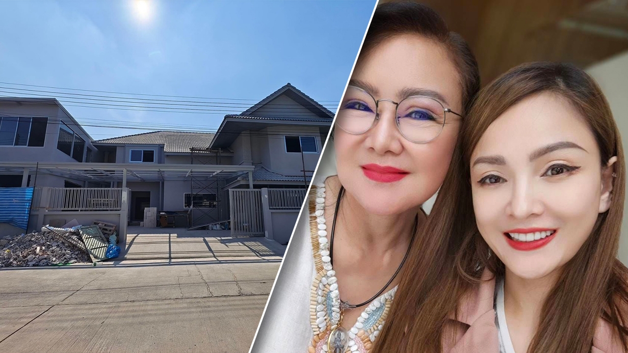 ฝันเป็นจริง แคนดี้ รากแก่น สร้างบ้านให้ แม่บานเย็น ใหญ่โตและอลังการสุดๆ 