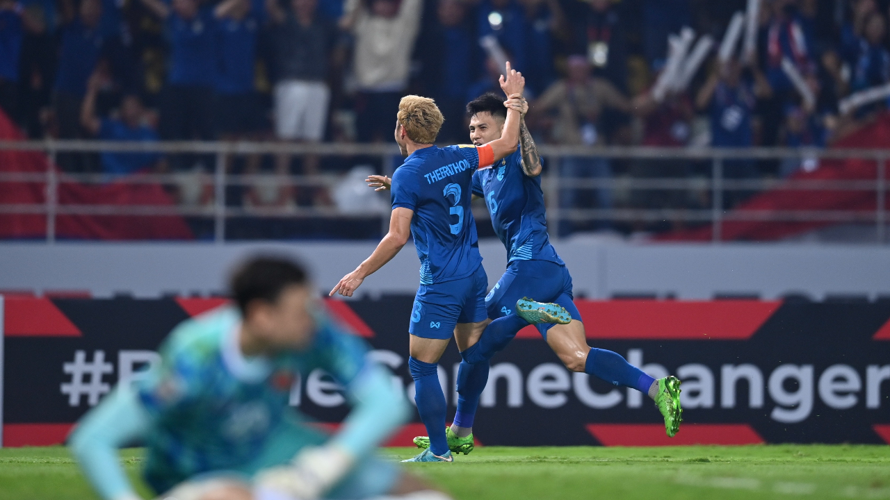 ดุดันไม่เกรงใจใคร ย้อนรอย 19 ประตู จาก 8 แข้งทีมชาติไทย ใน "อาเซียนคัพ 2022"