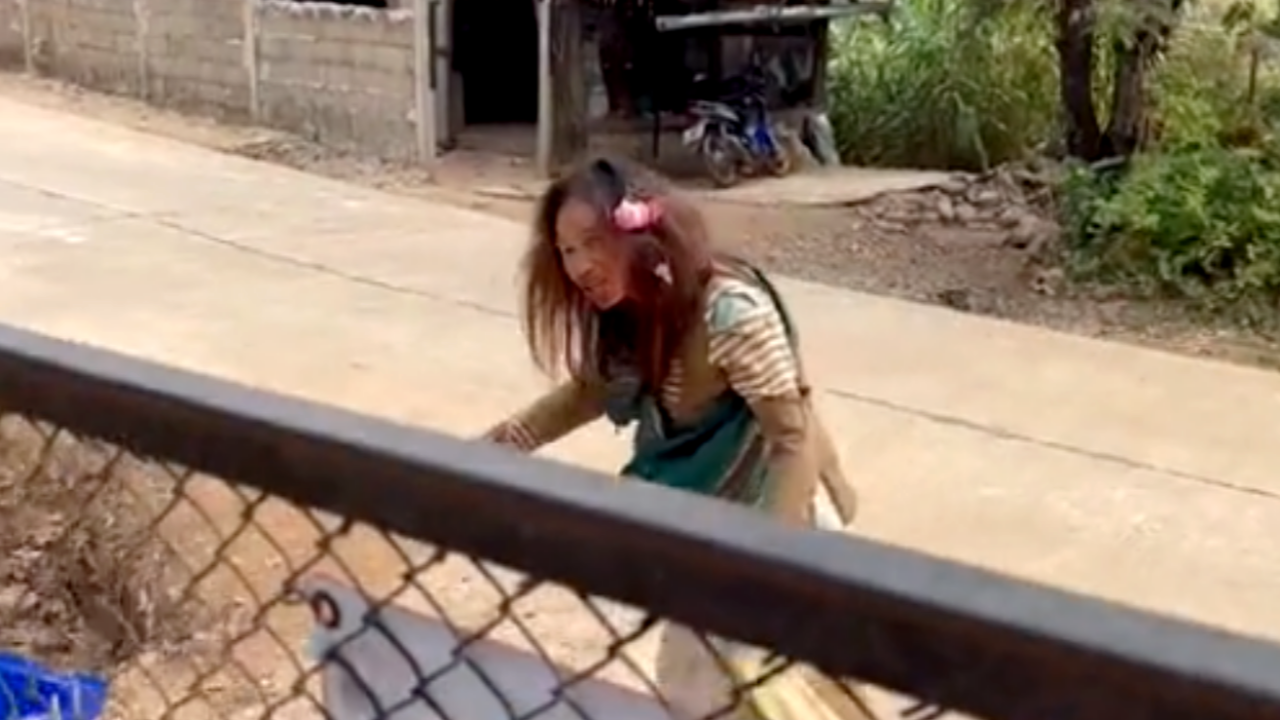 เอ็นดู ครูสาวแต่งเป็น "คนบ้า" เข้าค่ายลูกเสือ สมจริงจนคนงานรีบมาล็อกประตู