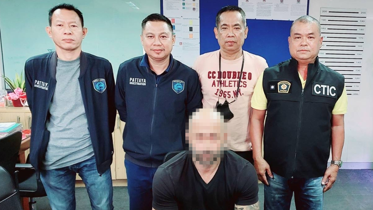 จับหนุ่มฝรั่งเศส หนีคดีฉ้อโกง-ฟอกเงิน 369 ล้านที่บ้านเกิด ซุกพัทยานาน 4 ปี