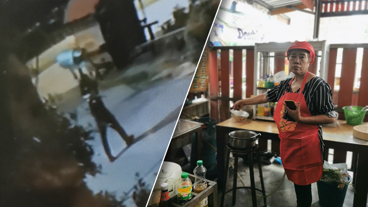 วอนโจรโปรดเห็นใจ ป้าร้านข้าวแกงใต้โดนขโมยถังแก๊ส โอดโดนไป 4 ถังแล้ว