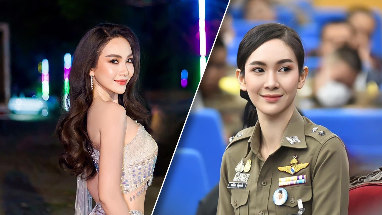 ลูกทุ่งสาวสุดดีใจ ได้เลื่อนยศติดดาวจาก "ผู้หมวด" เป็น "ผู้กอง" แล้ว