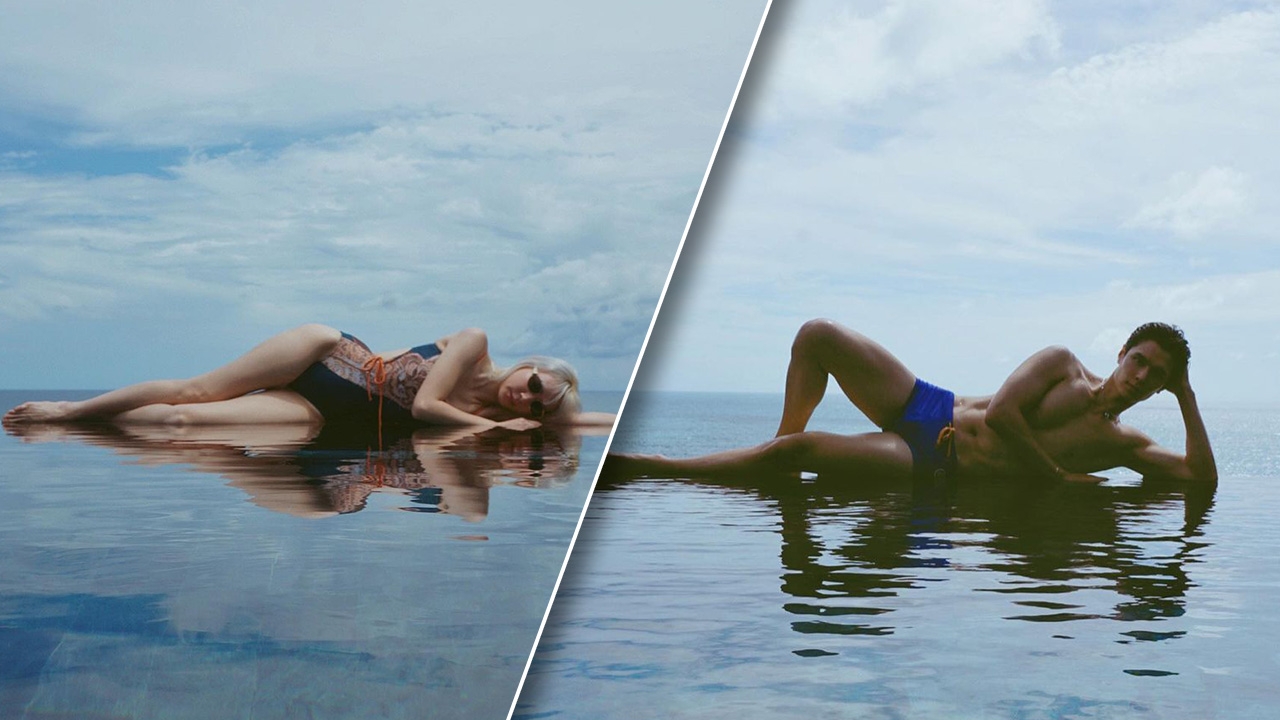 โฟร์-โยชิ ควงคู่เผยความเซ็กซี่ในชุดว่ายน้ำ แต่ละภาพแซ่บเกินต้านมาก