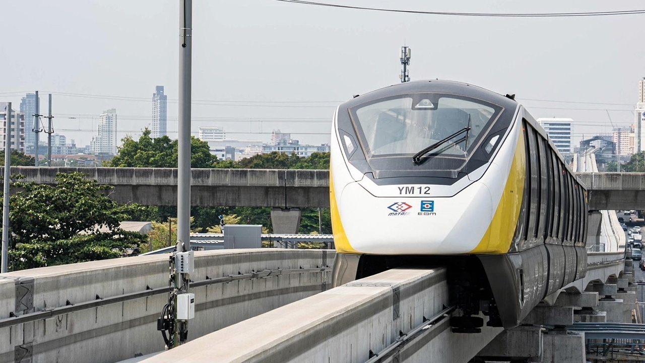 19 มิ.ย. รถไฟฟ้าสายสีเหลือง เตรียมเปิดให้บริการถึง "สถานีลาดพร้าว"