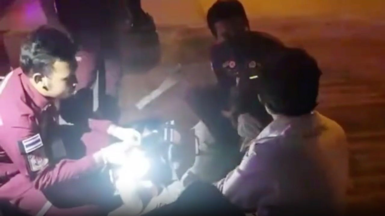 หลอน หนุ่มเมาขี่รถล้ม บอกกู้ภัย "ผี-มัจจุราช" บังตา ถูกชน ฝากไปช่วยด้วย