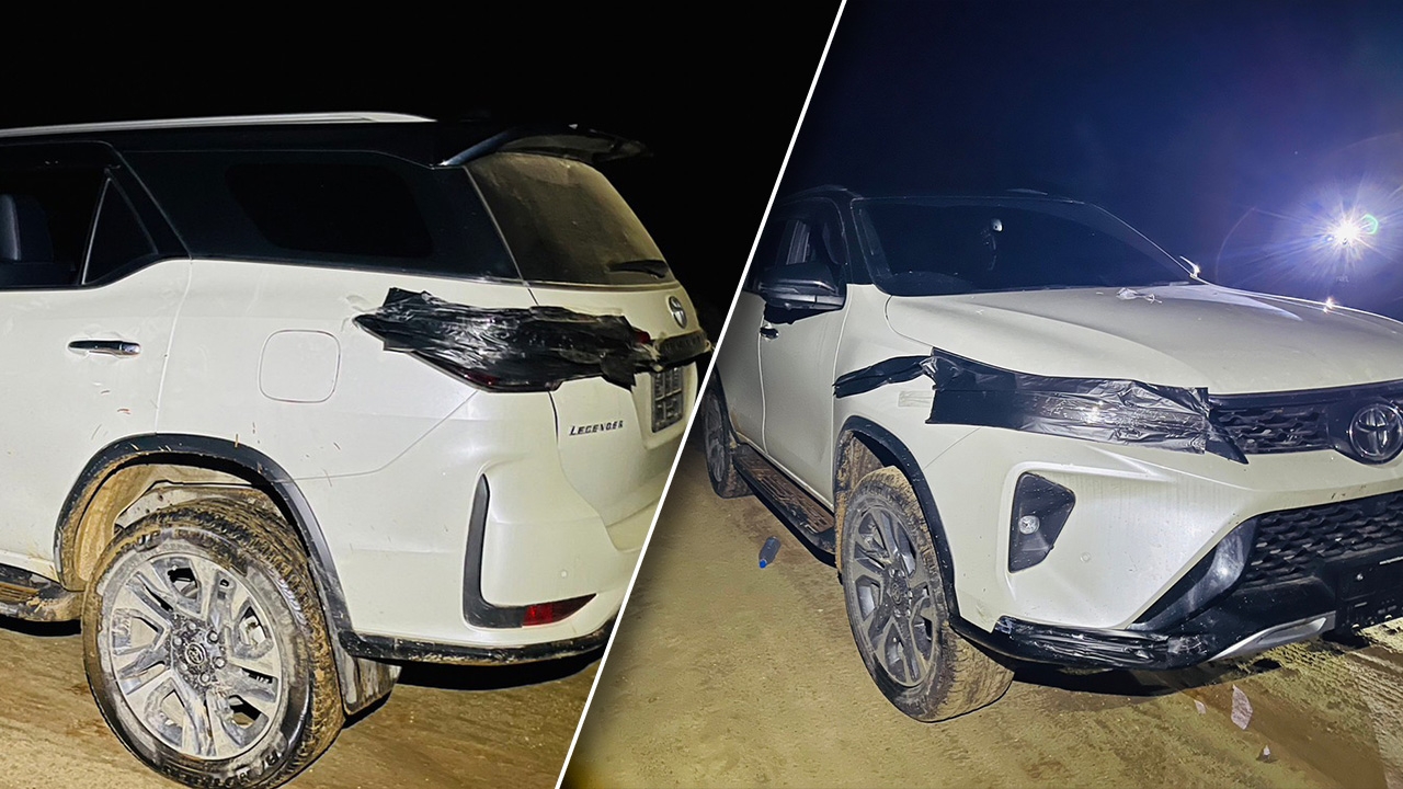 ยึดได้ทัน ฟอร์จูนเนอร์คันใหม่ เลขไมค์น้อย เตรียมส่งขายประเทศเพื่อนบ้าน