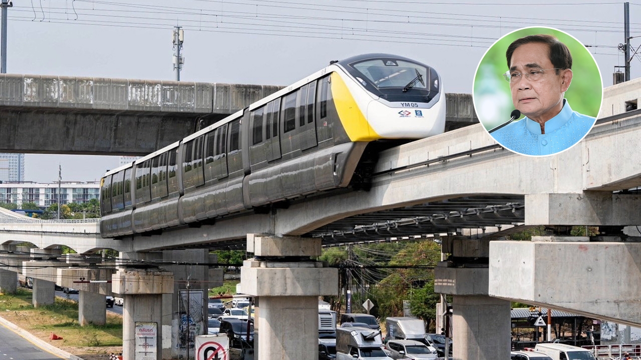 19 มิ.ย.นี้ “บิ๊กตู่” เปิดรถไฟฟ้าสายสีเหลือง ลาดพร้าว-สำโรง อย่างเป็นทางการ