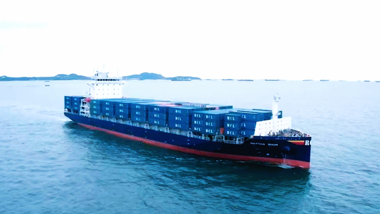RCL เปิดตัวเรือขนส่งสินค้าลำ NATTHA BHUM มูลค่า 27.25 ล้านเหรียญสหรัฐ 