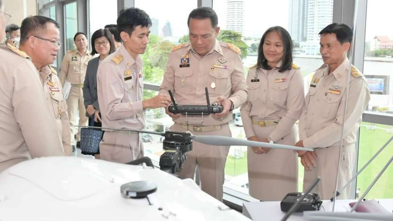 กรมชลฯ จ่อใช้ "ชลพิศ 121" อากาศยานไร้คนขับทำภารกิจสำรวจเส้นทางน้ำ