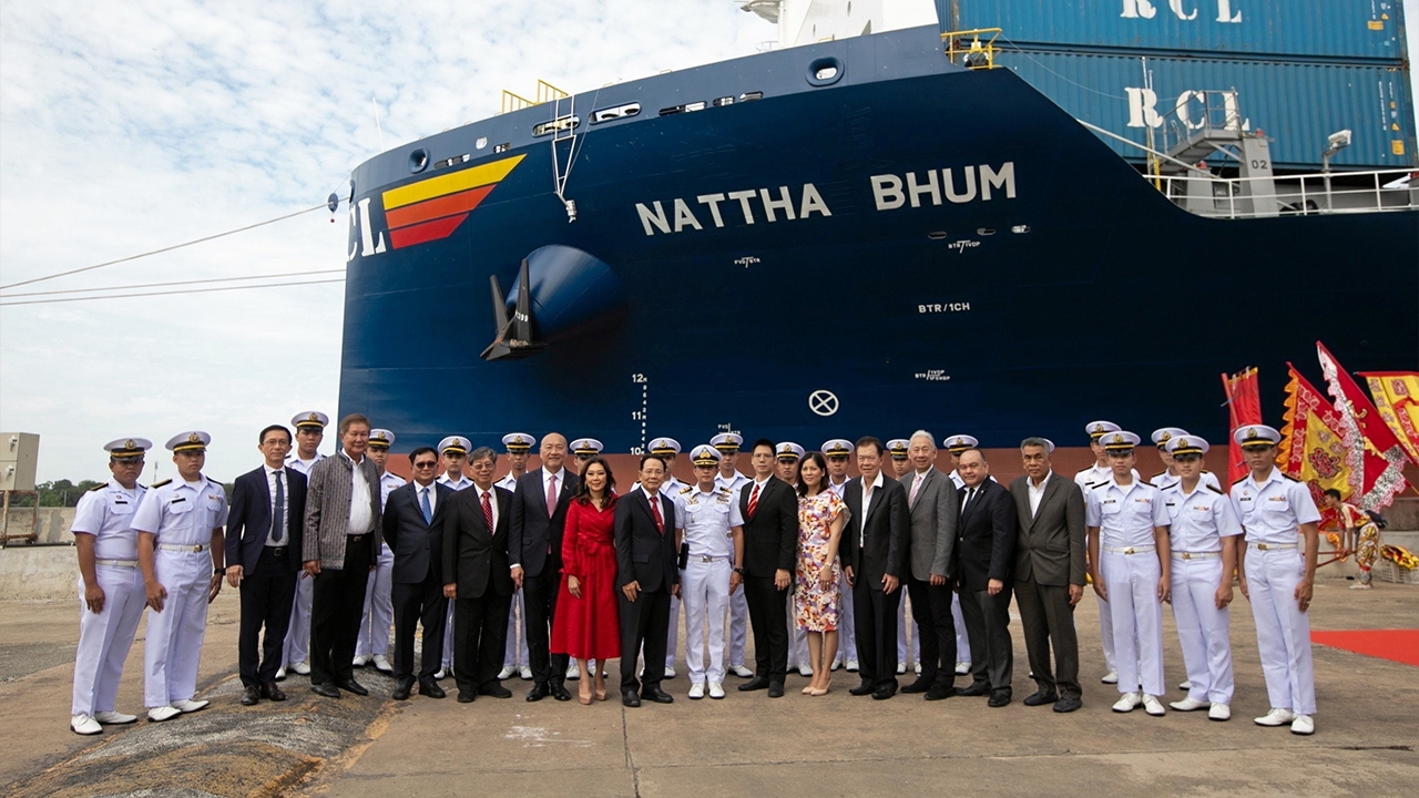 RCL เปิดตัวเรือขนส่งสินค้าลำ NATTHA BHUM มูลค่า 27.25 ล้านเหรียญสหรัฐ