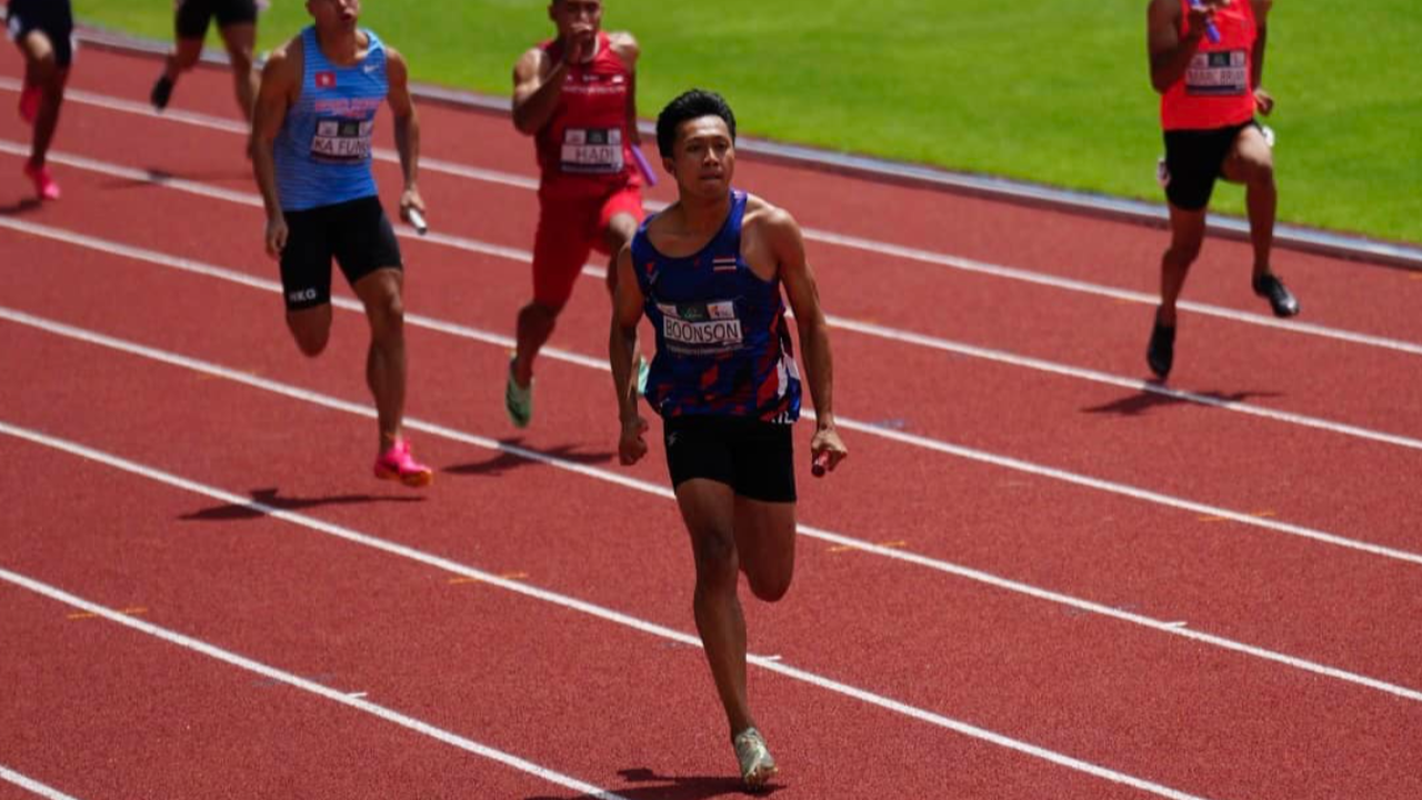 “บิว ภูริพล” สลัดเดี้ยงพา “ลมกรดไทย” ทะลุรอบชิง 4x100 ม. ชาย “ชิงแชมป์เอเชีย 2023”