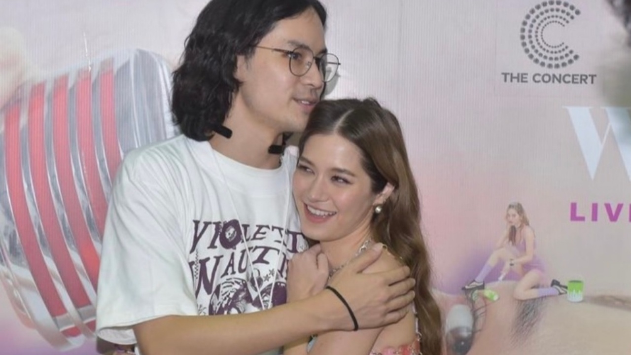 เก้า จิรายุ เปิดโหมดหวานชมแฟนออกสื่อ วี วิโอเลต สวยมาก เก่งมาก