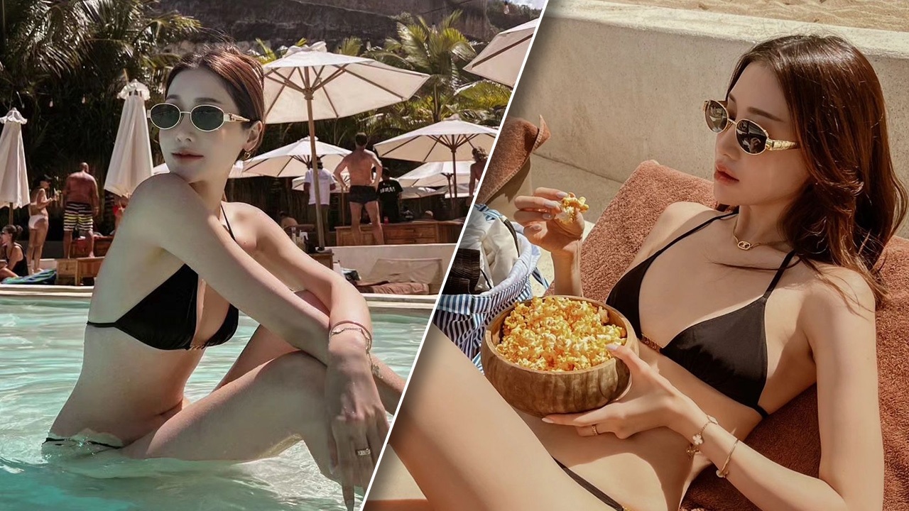 พิม พิมประภา บินลัดฟ้าไปบาหลี สดใสสว่างวาบในชุดว่ายน้ำบิกินี