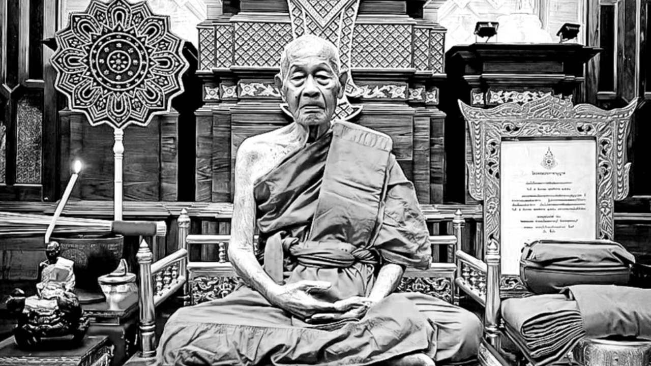 สิ้น "หลวงปู่นิ่ม" เกจิดังเมืองสุพรรณฯ ด้วยภาวะปอดติดเชื้อ วัย 96 ปี
