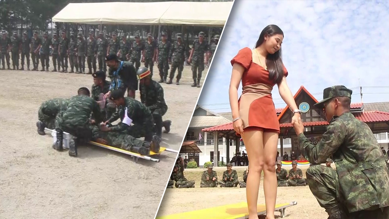 เปลี่ยนสมรภูมิรบ เป็นสมรภูมิรัก พลทหารเซอร์ไพรส์ ขอแฟนสาวแต่งงาน วันเปิดบ้าน