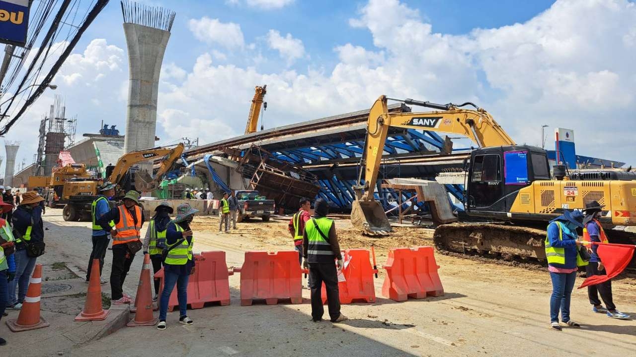 สะพานถล่มลาดกระบัง ตร.เร่งเอาผิด ออกหมายเรียกผู้บริหาร บ.ก่อสร้างแล้ว