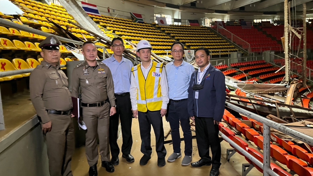 คาดใช้เวลา 3 เดือน สำรวจอินดอร์สเตเดียมหัวหมาก ก่อนซ่อม-เสริมโครงหลังคา