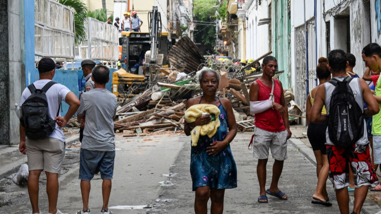 ตึกถล่มย่านเมืองเก่ากรุงฮาวานา คิวบา ดับ 3 ศพ