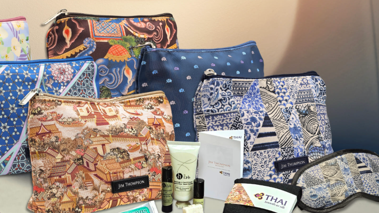 การบินไทย เปลี่ยนกระเป๋า Amenity Kit ใหม่ พร้อมใช้ผลิตภัณฑ์รักษ์โลก 