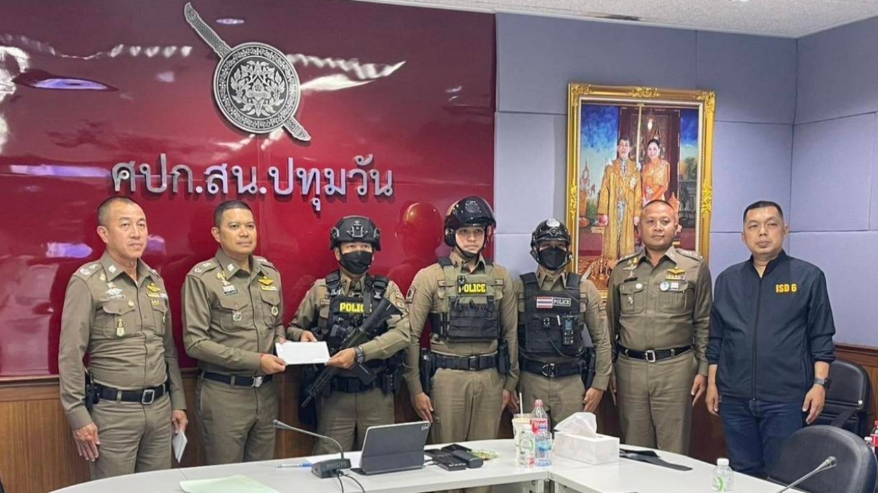 มอบรางวัล 3 ตำรวจ จับผู้ก่อเหตุยิงกลางห้าง โซเชียลแห่ชื่นชมการปฏิบัติหน้าที่