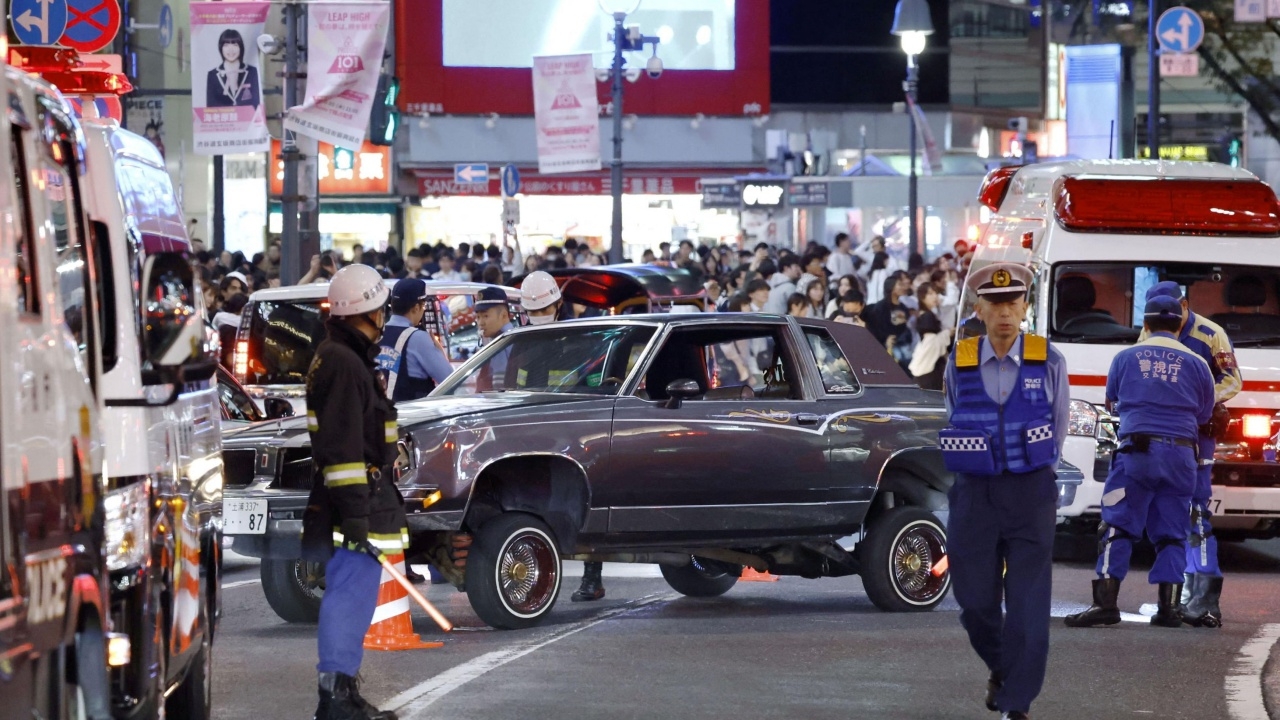 แตกตื่น รถพุ่งชนคนกลางแยกชิบูย่าญี่ปุ่น บาดเจ็บอย่างน้อย 7 ราย