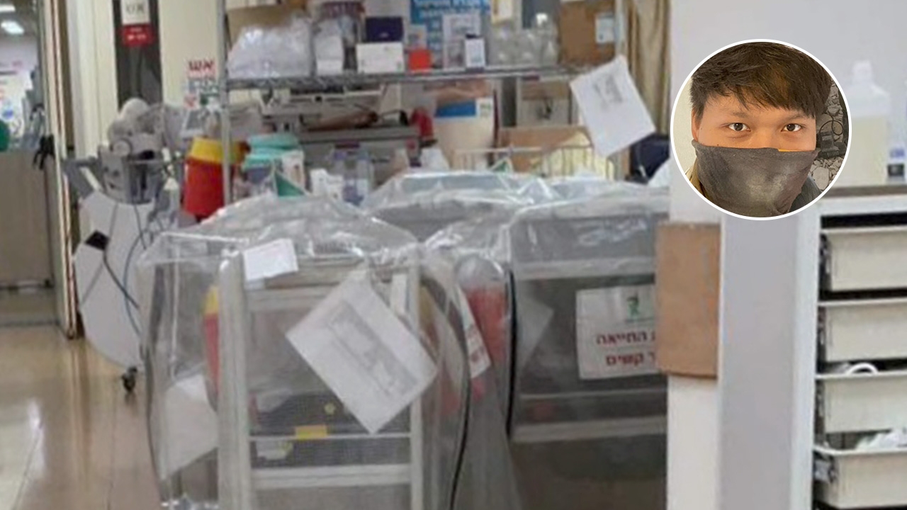 เมียโล่ง ผัวถูกยิง 2 นัดที่อิสราเอล ติดต่อมาแล้ว ถูกช่วยพารักษาใน รพ.