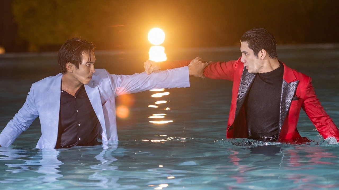 “ตรี-เพชร” ซัดเดือด กลางสระน้ำ โชว์สกิลบู๊ สุดเท่ ใน “พนมนาคา”