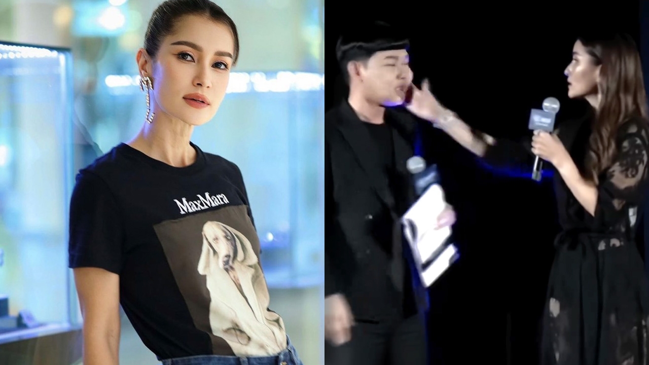ชาวเน็ตตำหนิ แอน ทองประสม ไม่ให้เกียรติ ดีเจนุ้ย หลังตบหน้าจริงบนเวที (คลิป)