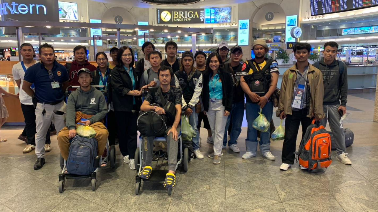 "กรมควบคุมโรค" จัดทีม ตรวจร่างกาย-จิตใจ แรงงาน 15 คน กลับจาก "อิสราเอล"