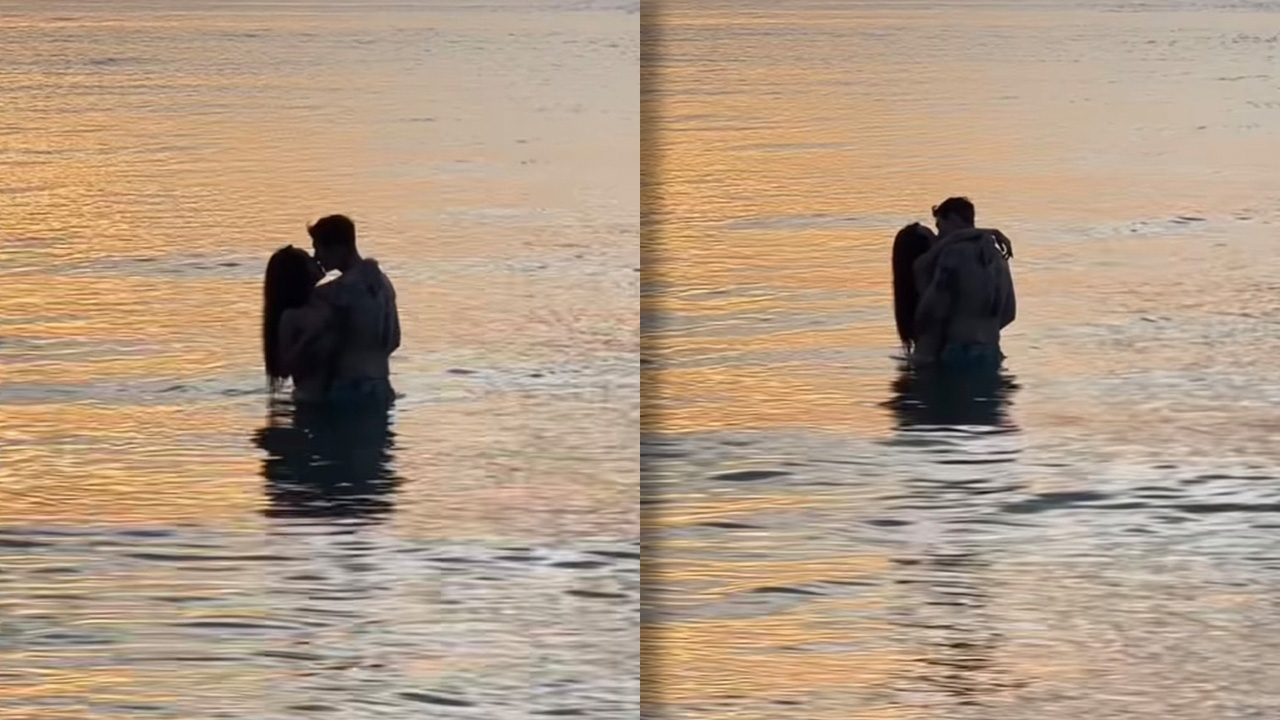 ซูมชัดๆ ปุ้มปุ้ย-กวินท์ โชว์จูบดูดดื่ม กลางเกาะเสม็ด หรือจะมีข่าวดีเร็วๆ นี้