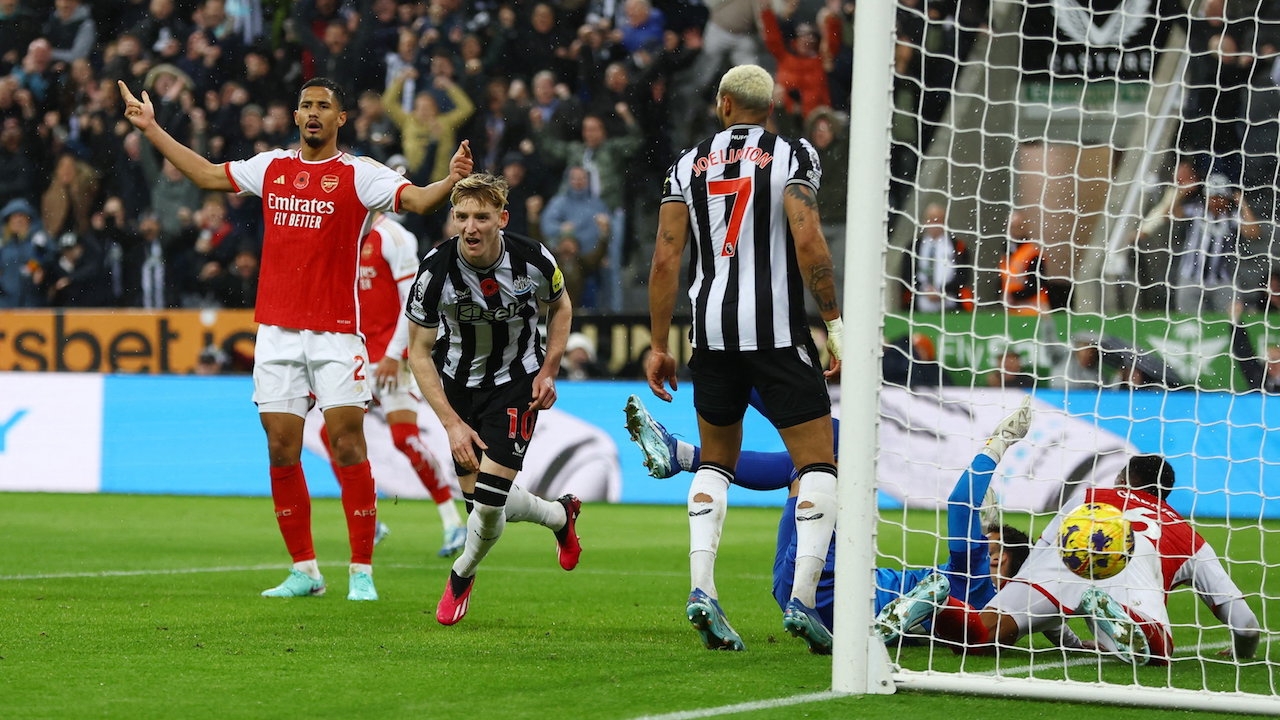 อาร์เซนอล" พลาดท่า บุกพ่าย "นิวคาสเซิล" ปราชัยนัดแรก ศึกพรีเมียร์ลีก