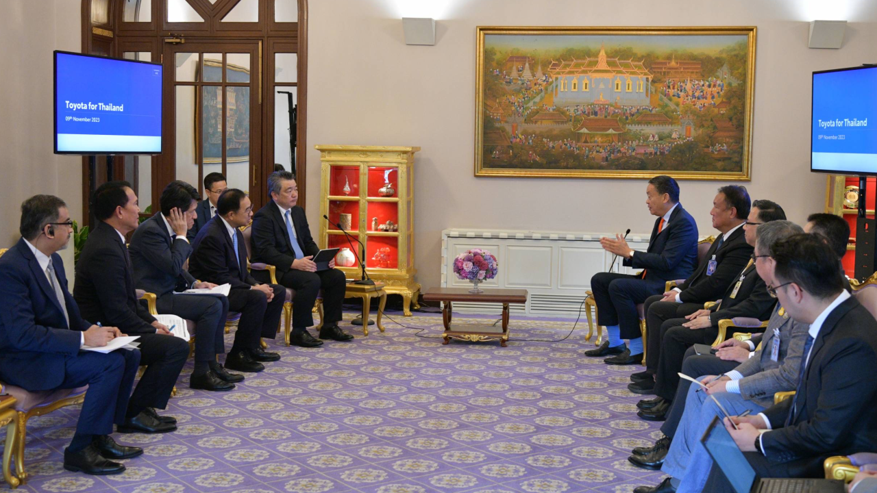 ผู้บริหาร Toyota พบนายกฯ พร้อมปั้นไทยเป็นฮับผลิตรถ EV อันดับ 1 ของอาเซียน 