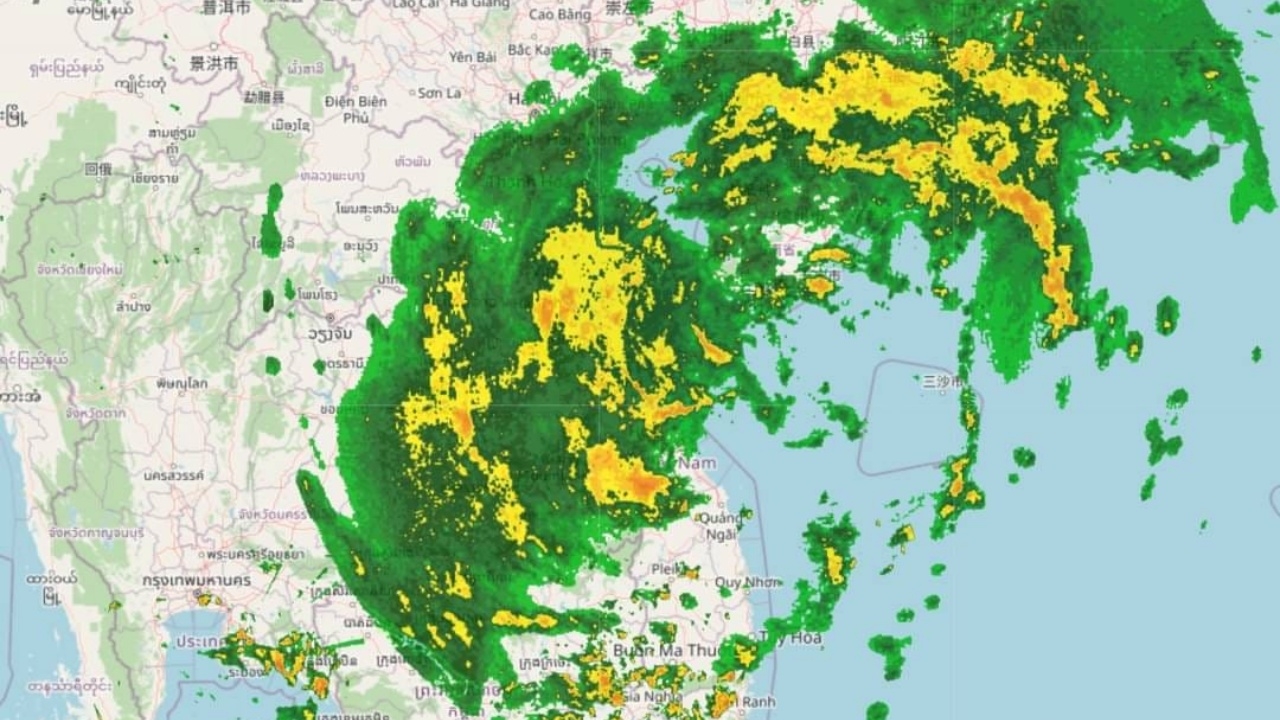 อุตุฯ ฉบับ 6 พายุดีเปรสชันทะเลจีนใต้ ทวีความรุนแรงเป็นโซนร้อน "ซันปา" แล้ว 