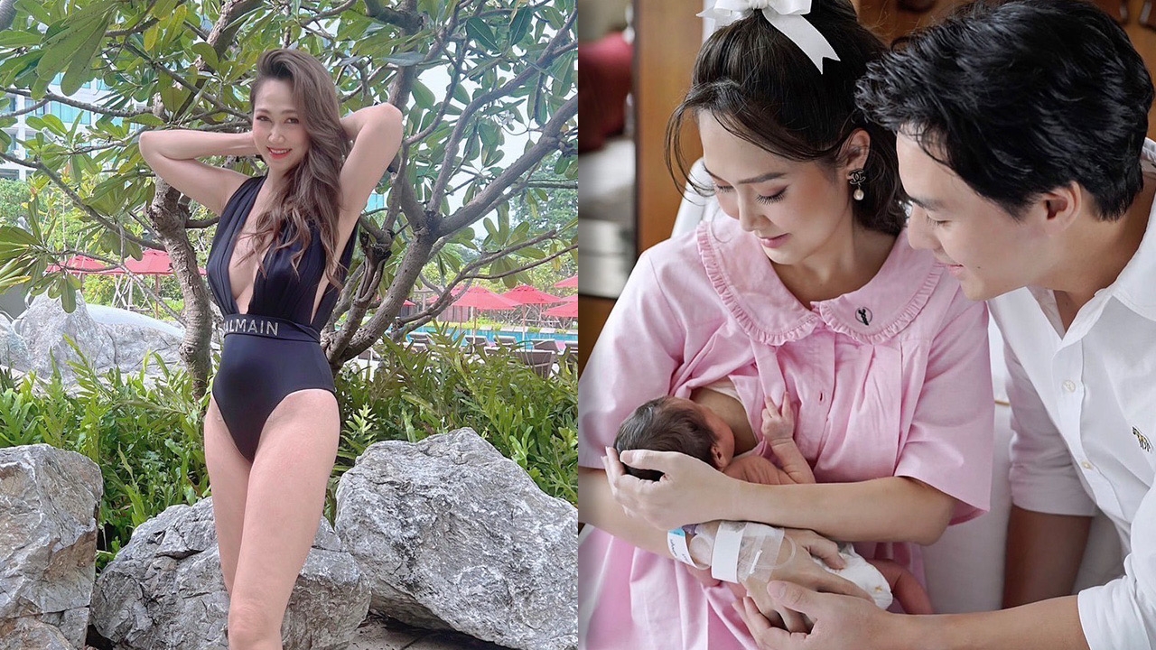 ไฮโซน้ำหวาน แหวกเว้าถึงต้นขา ทวงบัลลังก์แซ่บหลังคลอด