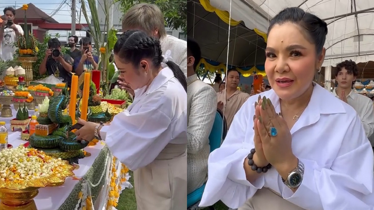 ฮาย อาภาพร เผยเลขเด็ดที่ได้จากธูปมงคล คอหวยแห่ส่องรัวๆ (คลิป)