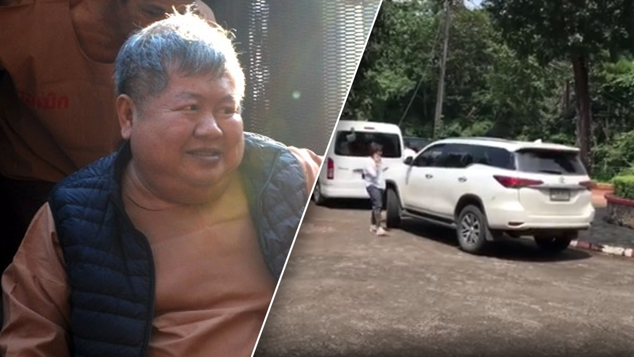 คนสนิท เจ้าสัวเปรมชัย นำรถตู้-ฟอร์จูนเนอร์ จอดหน้าเรือนจำทองผาภูมิแล้ว