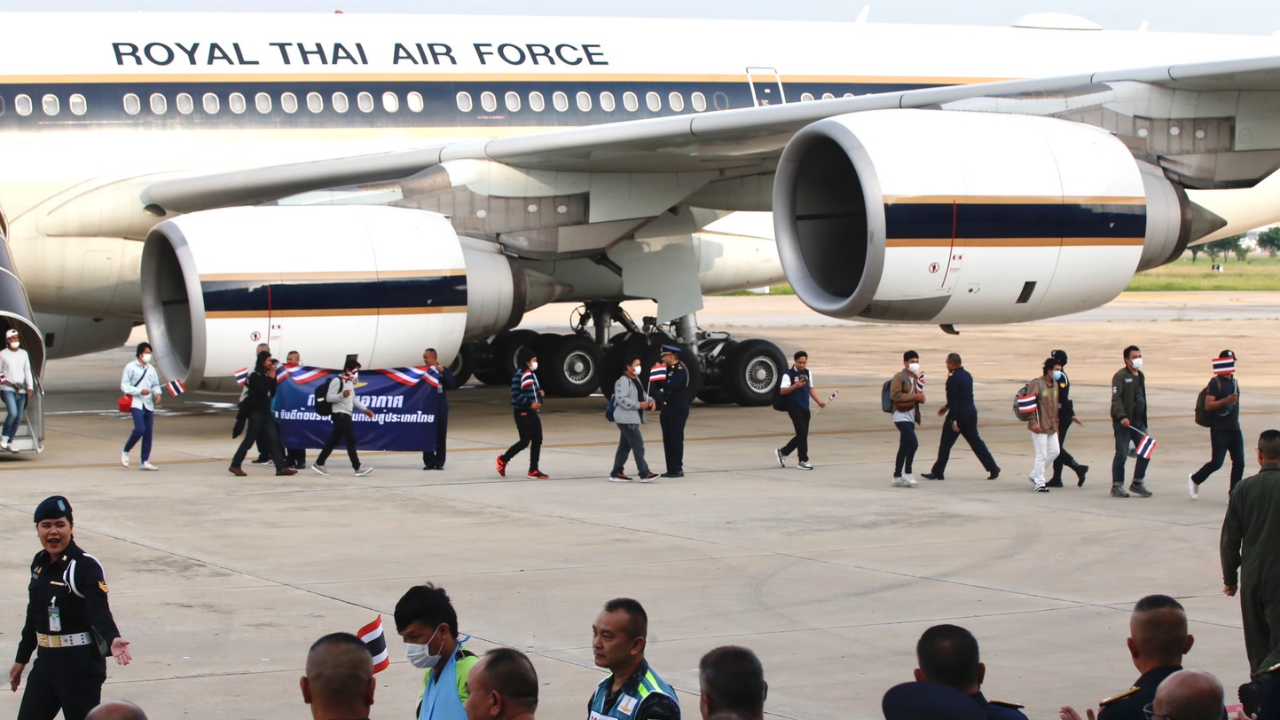 "ซาอุฯ" เปิดไฟเขียว เครื่อง ทอ.ผ่านน่านฟ้า อพยพแรงงานไทยออกจากอิสราเอล
