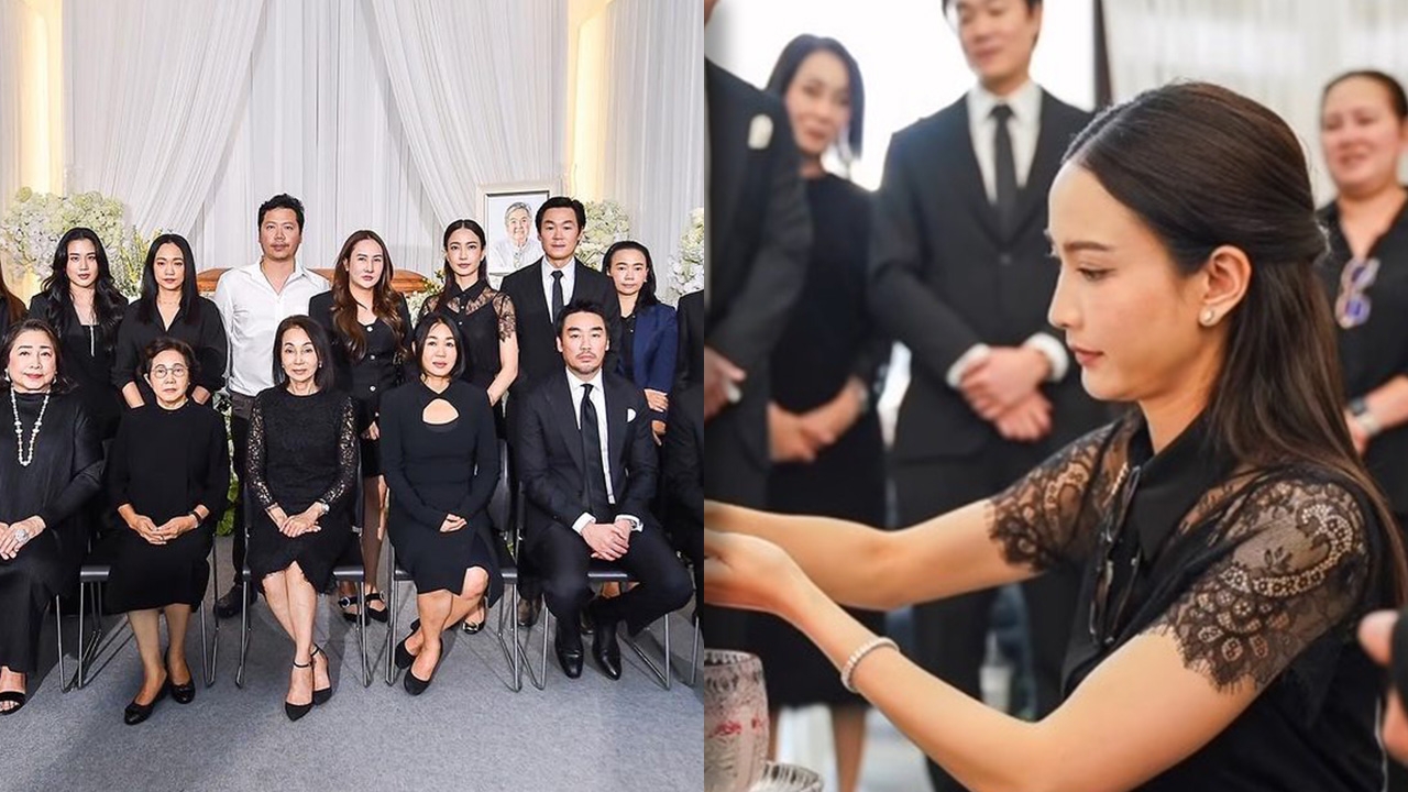 แต้ว ณฐพร ให้กำลังใจเคียงข้าง ไฮโซณัย ในวันที่ฝ่ายชายสูญเสียคุณพ่อ