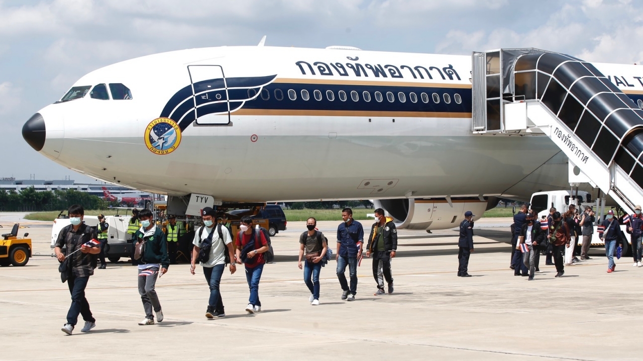 เที่ยวบินที่ 3 ทอ. อพยพ 139 คนไทยในอิสราเอลถึงประเทศไทยเรียบร้อยแล้ว