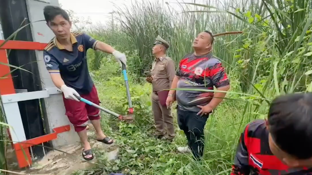 ปีนเสาลักตัดสาย โดนกระแสไฟฟ้าขนาด 24,000 โวลต์ ช็อตดับ