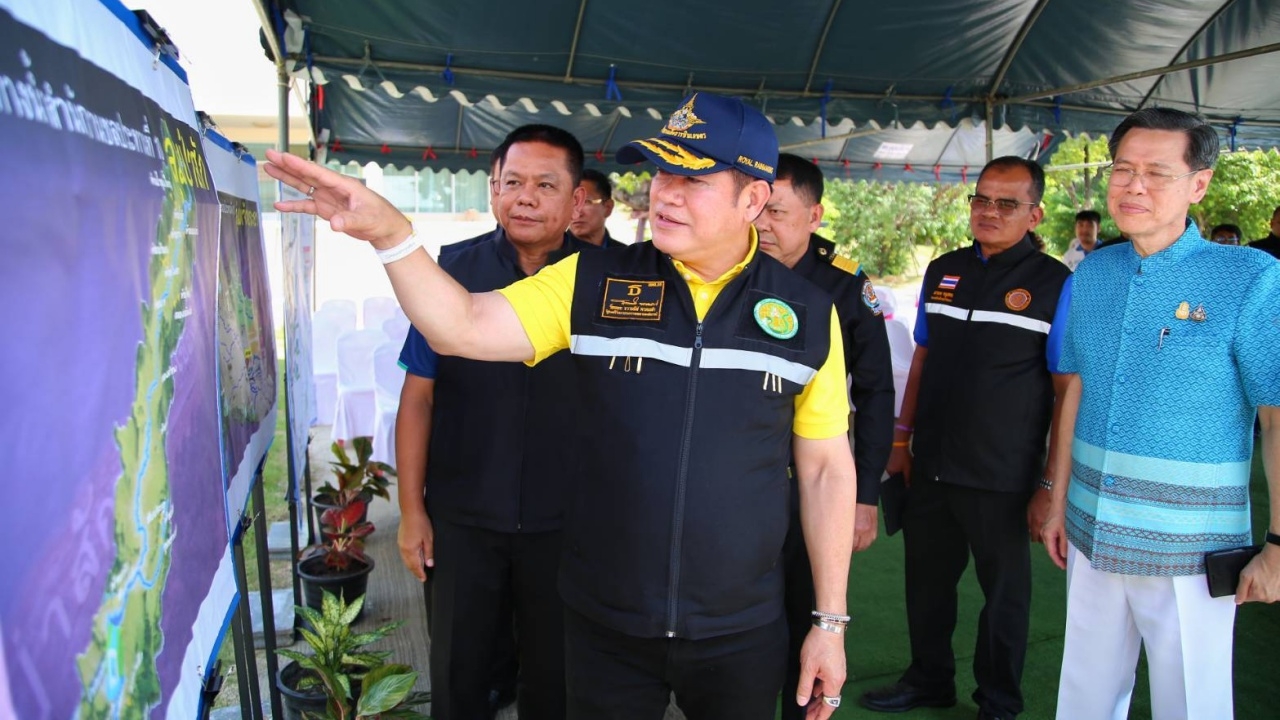 ธรรมนัส ตรวจเขื่อนป่าสักฯ พบน้ำมี 91% สั่งกรมชลประทาน บริหารจัดการให้เพียงพอ