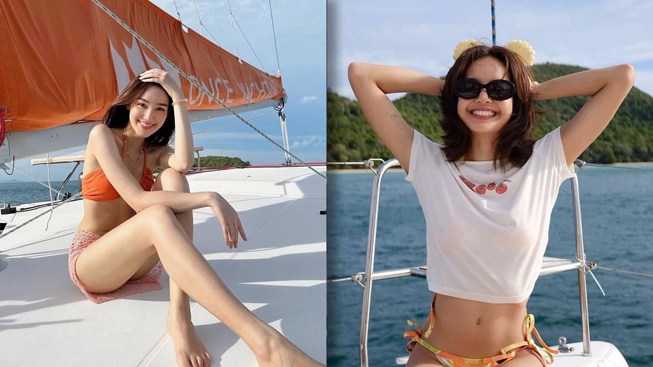 เฉลยแล้ว ลิซ่า BLACKPINK ไปล่องเรือกับใคร เดียร์น่า โพสต์ให้เห็นแบบชัดๆ