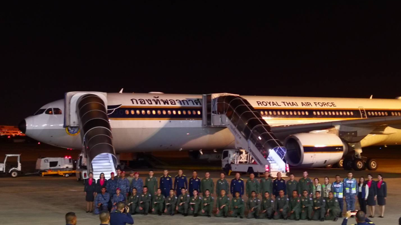 ทอ. ส่ง แอร์บัส A340 บินตรงไปรับ 145 คนไทยในอิสราเอลแล้ว 