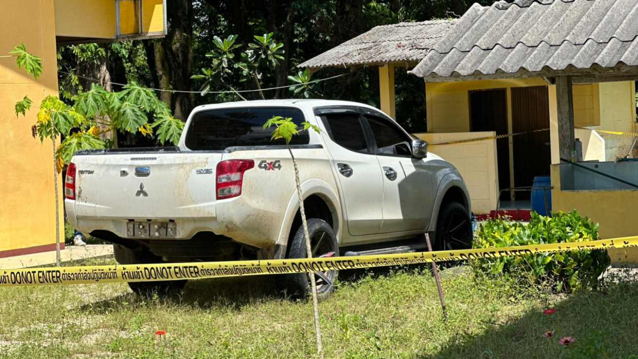 เจอแล้ว รถสีขาวพาเสี่ยแป้งหนี จอดทิ้งในสำนักสงฆ์ที่พัทลุง 