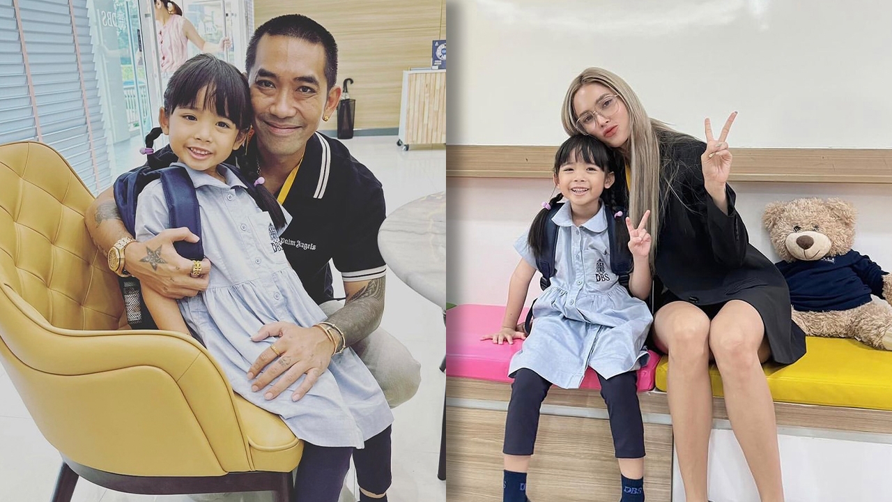 แห่ชื่นชม อุ้ม-บอล อดีตคู่รักเลิกกันแล้ว แต่ยังช่วยกันทำหน้าที่พ่อแม่ส่งลูกเข้า ร.ร.