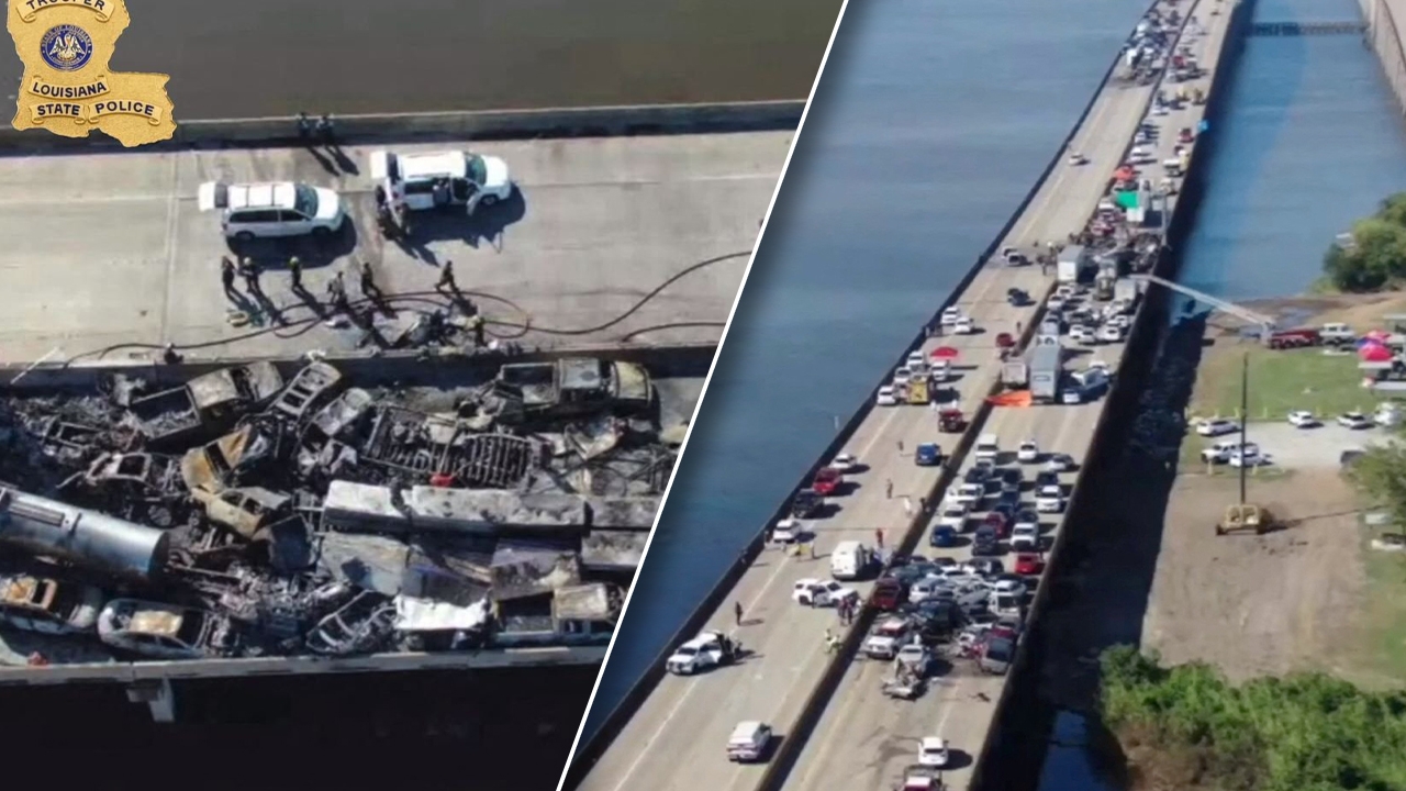 หมอกลงหนัก รถชนระนาว 158 คันบนทางหลวงในสหรัฐฯ ตายอย่างน้อย 7 ศพ 