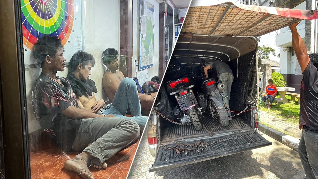 ตำรวจรวมพลัง 4 โรงพักรวบแก๊งลักรถรายใหญ่ระยอง ได้ 4 ผู้ต้องหา ของกลางเพียบ