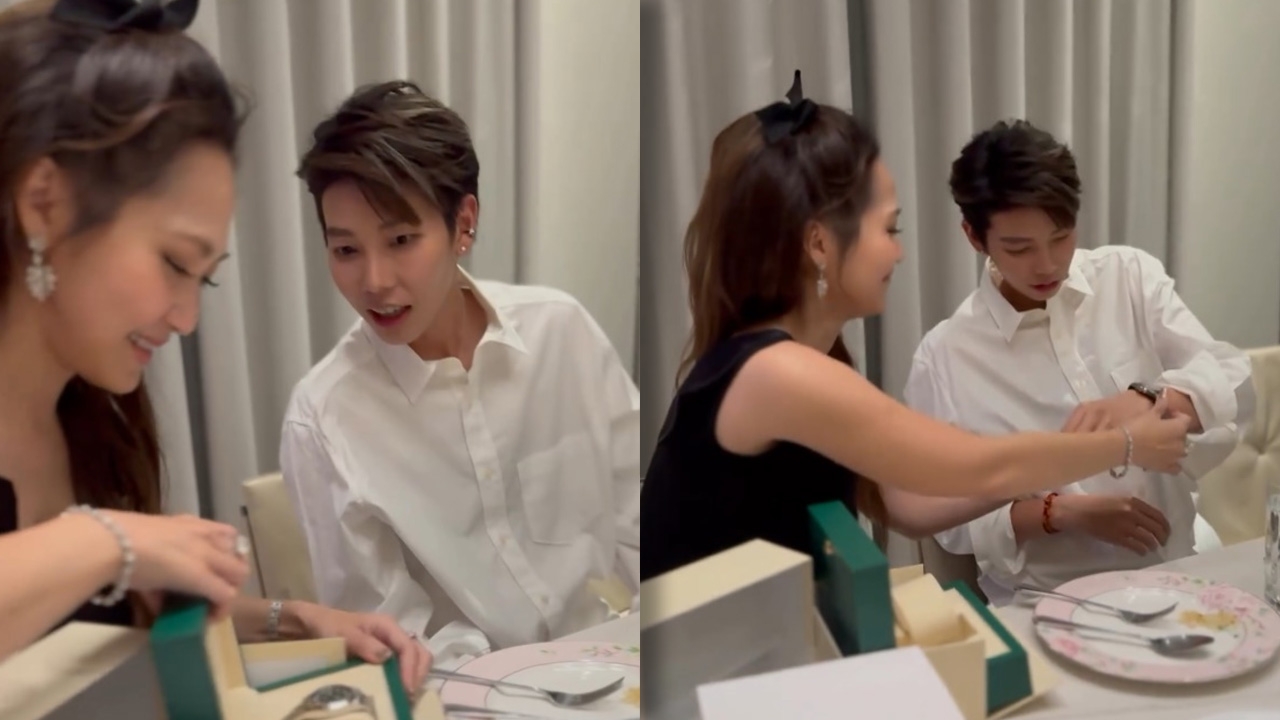 ไฮโซน้ำหวาน ภรรยา นาวิน ต้าร์ เปย์นาฬิกาหรูราคาครึ่งล้านให้ ป๊ายปาย (คลิป)