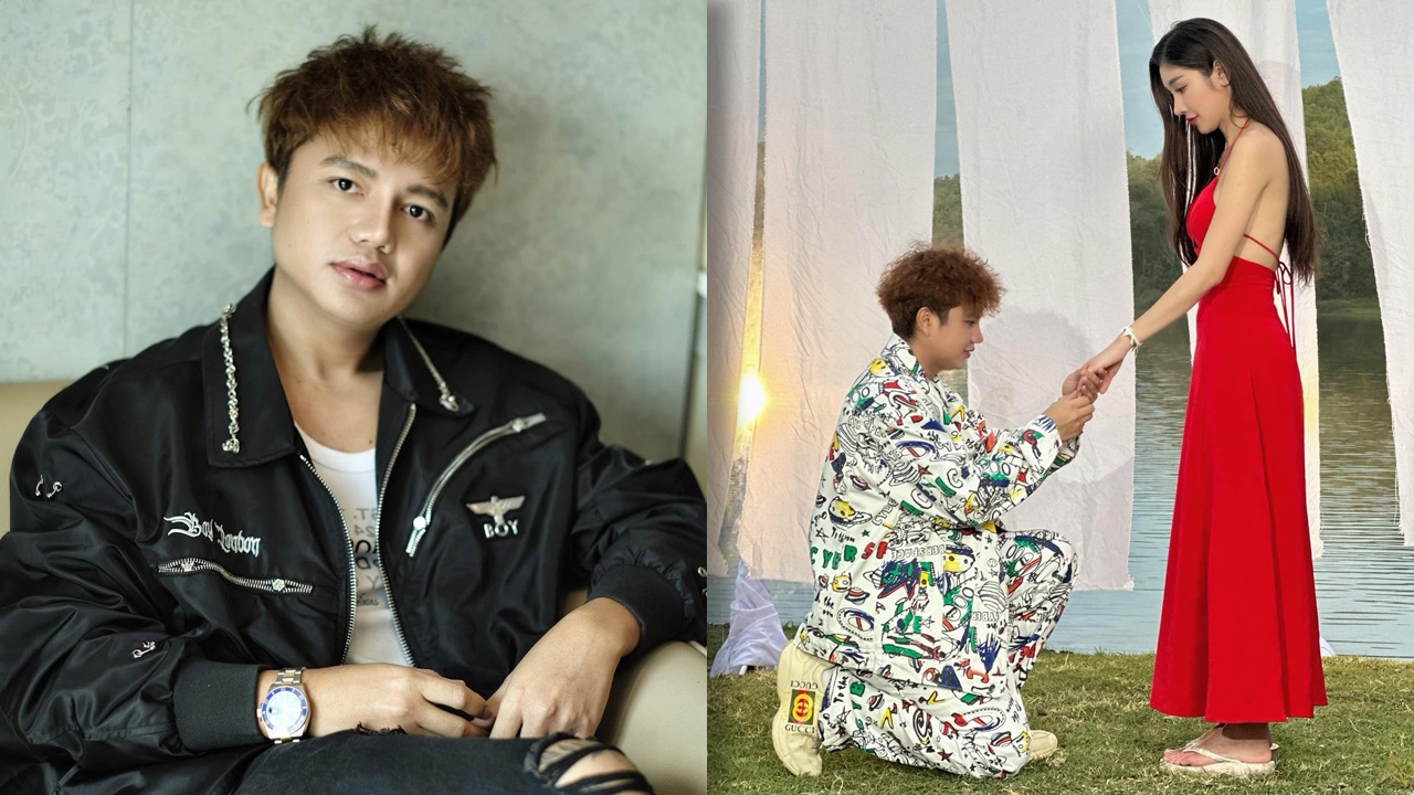 ครูไพบูลย์ เผยสถานะแบบชัดๆ กับสาวชุดแดง เฉลยที่มาภาพคุกเข่าขอแต่งงาน 