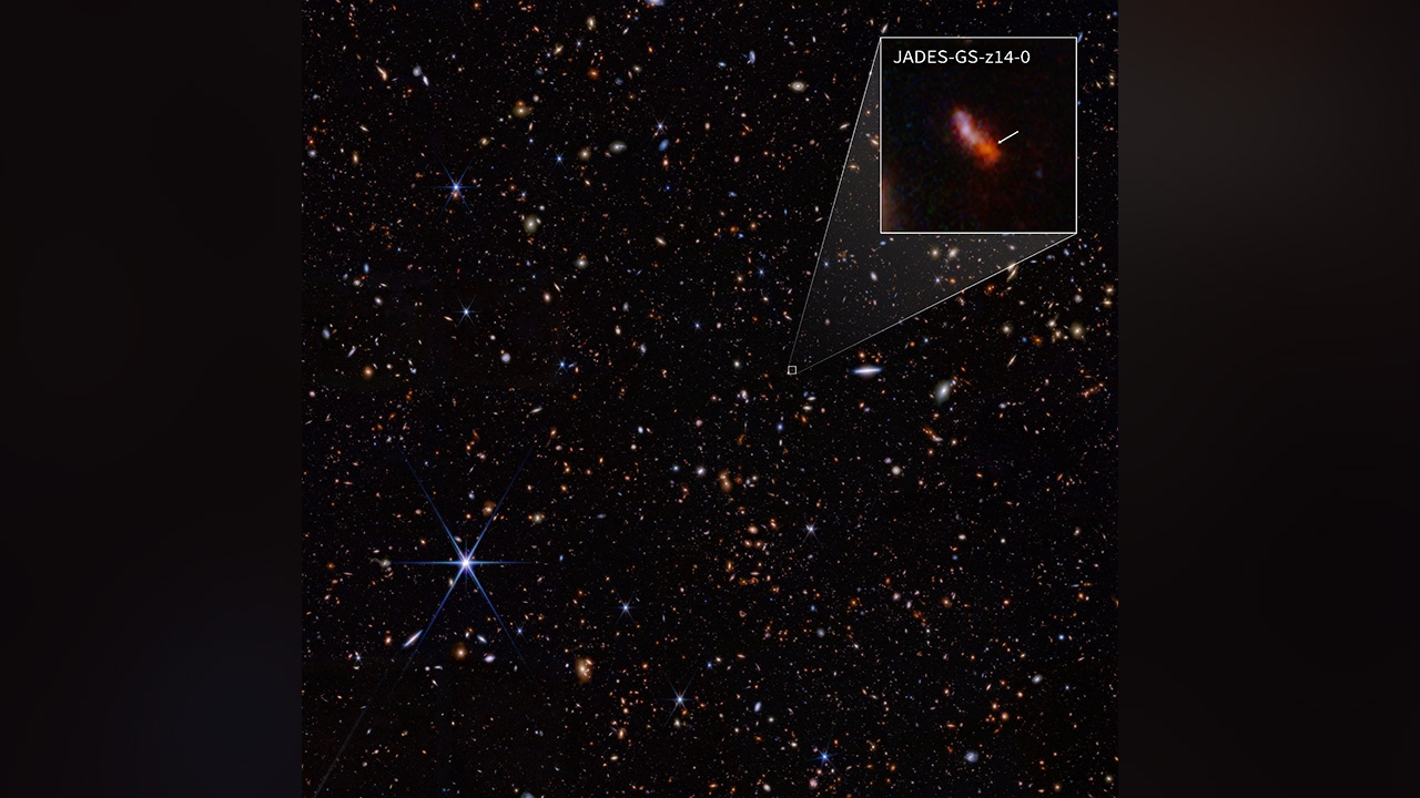 James Space Telescope finds Webb's oldest galaxy